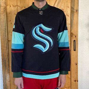 Custom Primegreen Adidas Seattle Kraken NHL Hockey Jersey